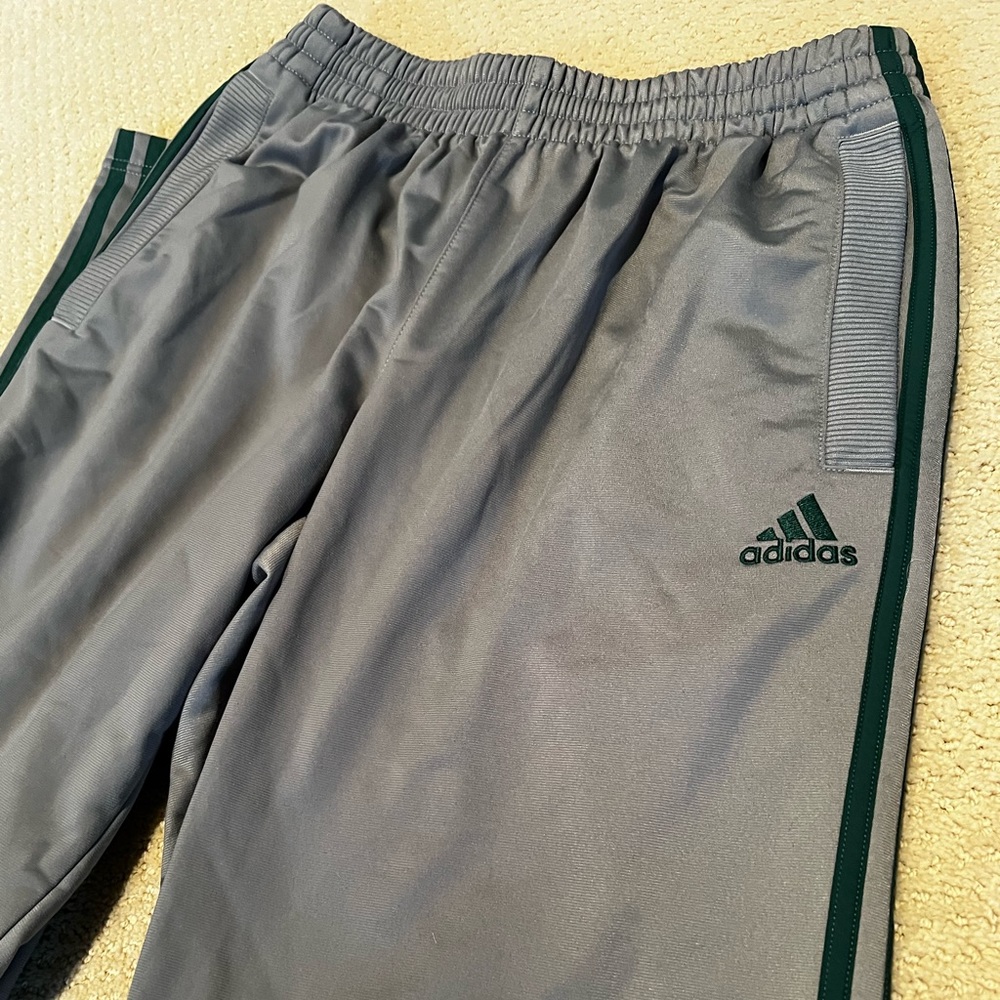 Gently worn Adidas sweatpants; old school style; men’s Medium